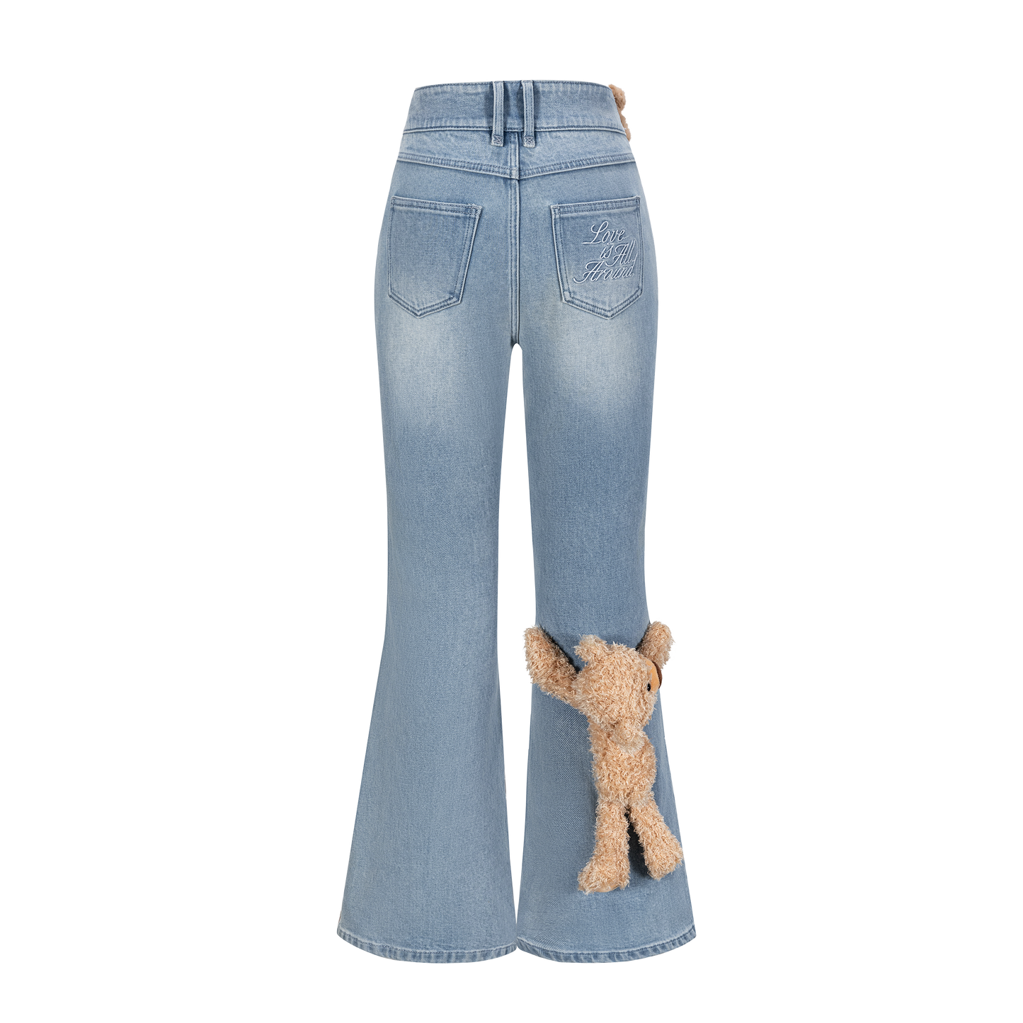 13DE MARZO Fuzzy Jacrons Jeans