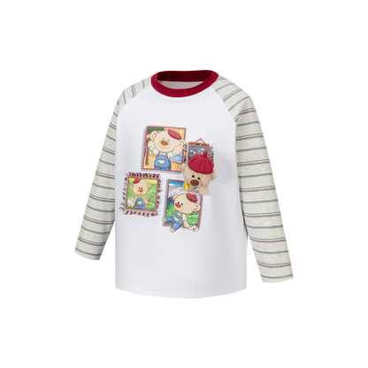 13DE MARZO Babybear Little Painter Long-Sleeve T-shirt
