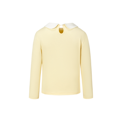 13DE MARZO BabyBear Floral Surround Long Sleeve Yellow