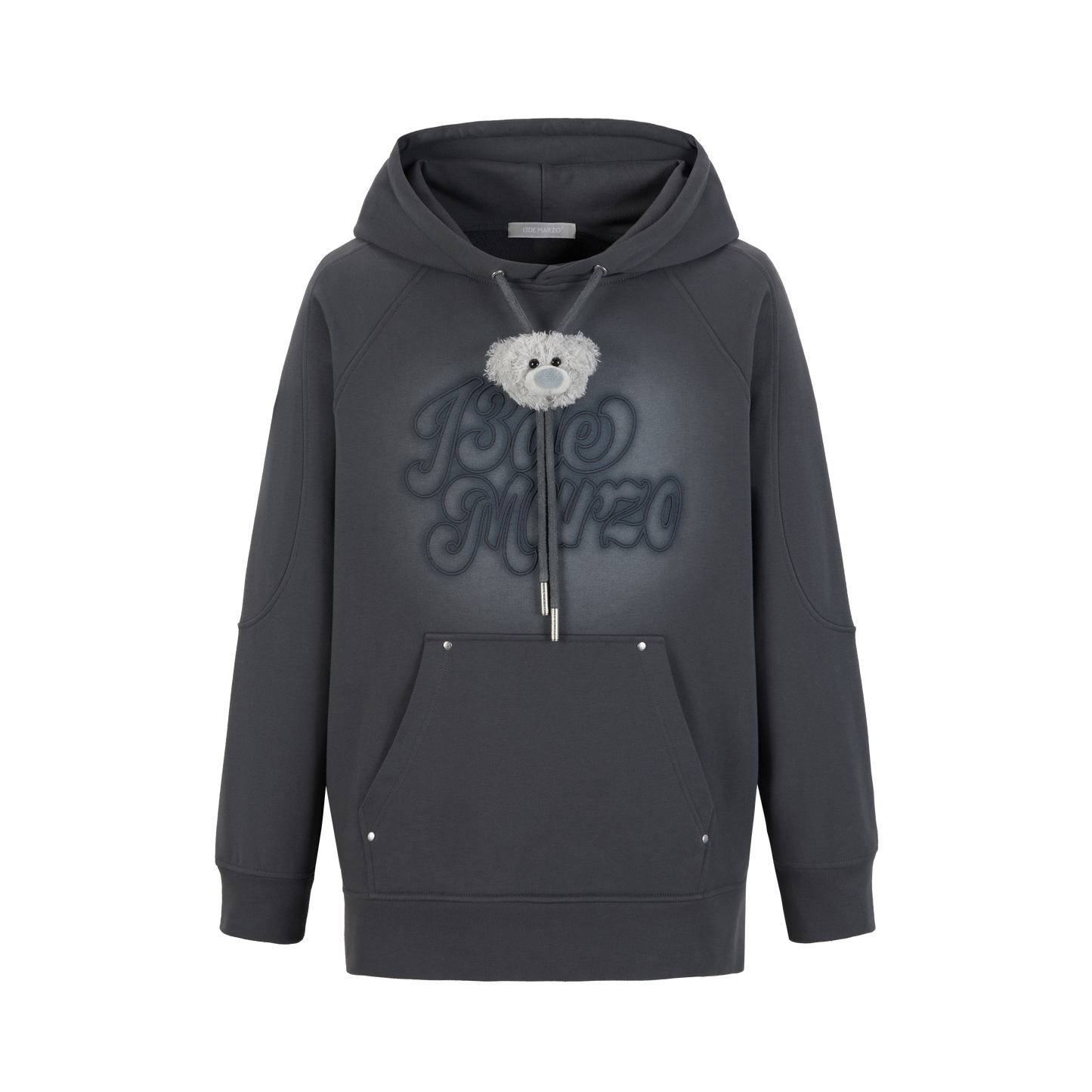 13DE MARZO Bear Spotlight Logo Hoodie