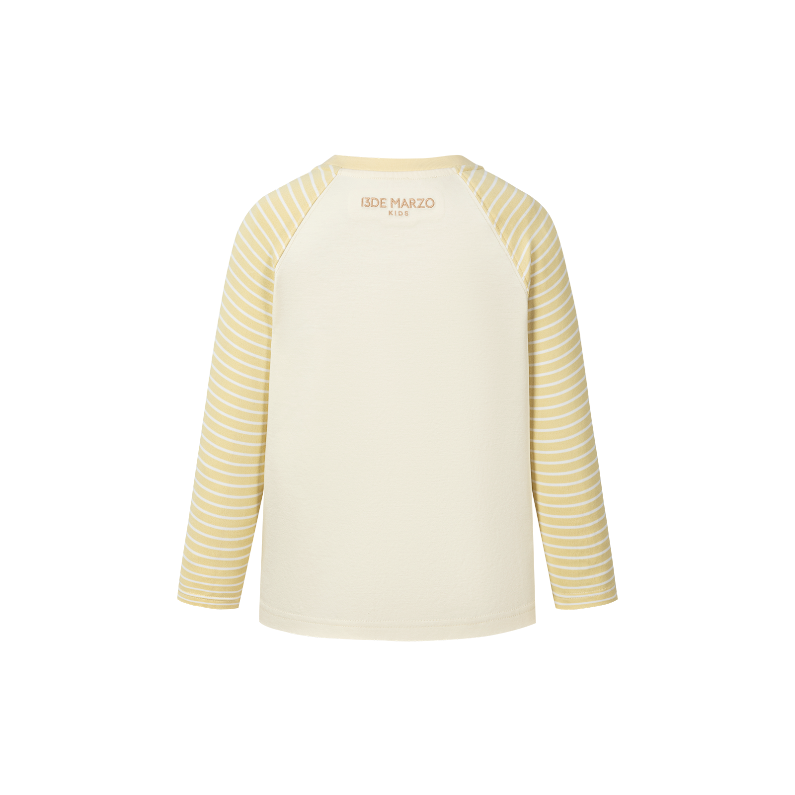 13DE MARZO BabyBear Stripe Raglan Long Sleeve Yellow - 13DE MARZO