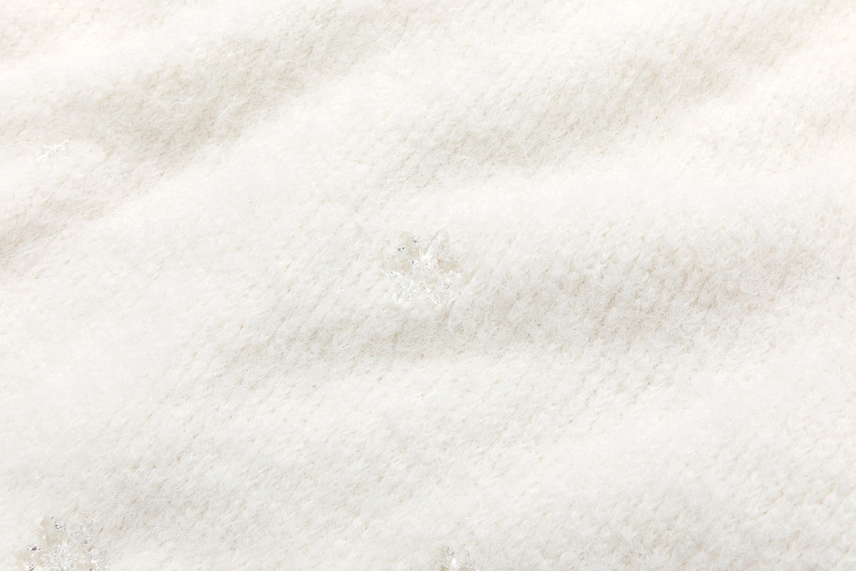 13DE MARZO Snow Bear Plush Cardigan