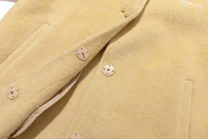 13DE MARZO BabyBear Star Scarf Coat Yellow