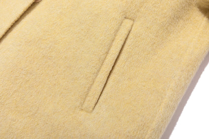 13DE MARZO BabyBear Star Scarf Coat Yellow