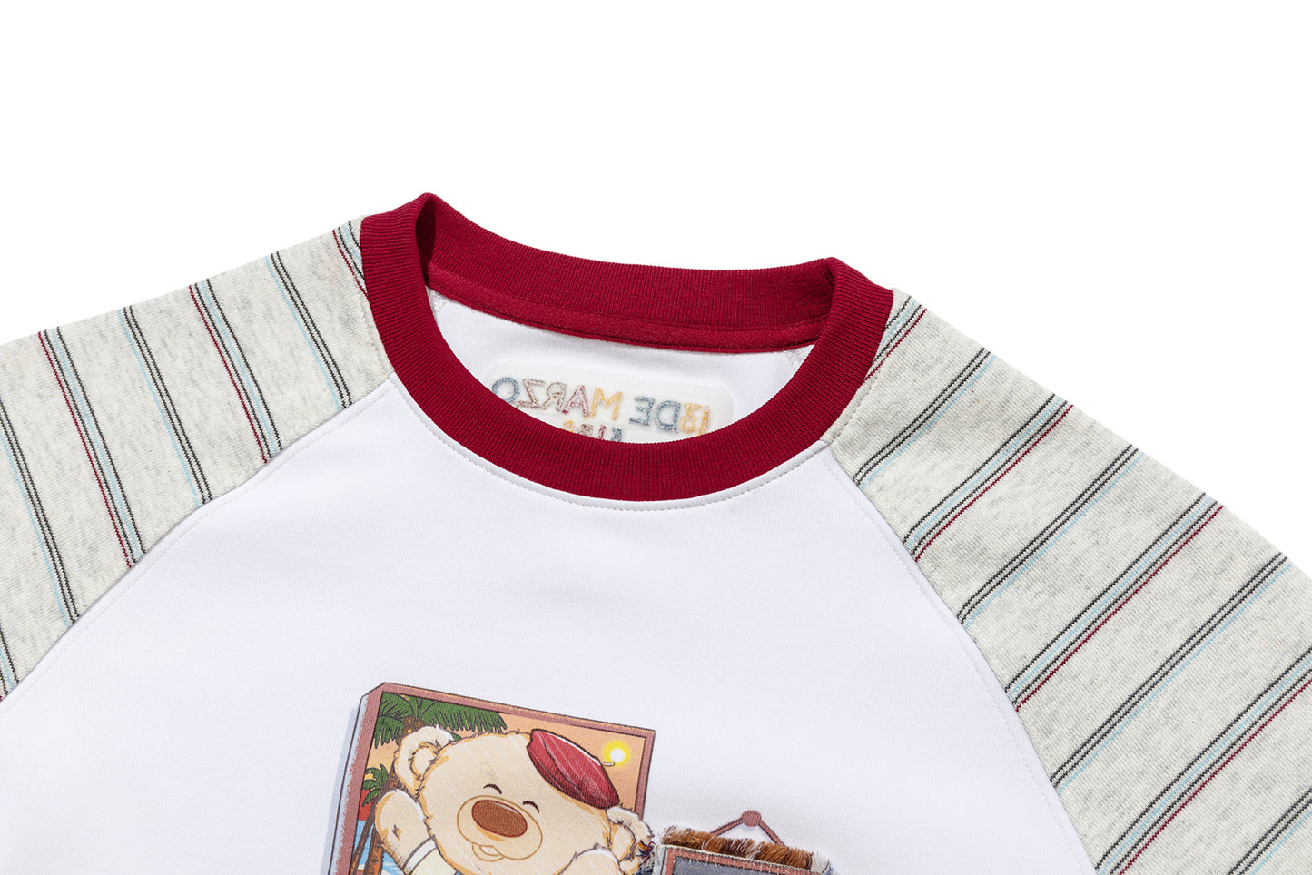 13DE MARZO Babybear Little Painter Long-Sleeve T-shirt