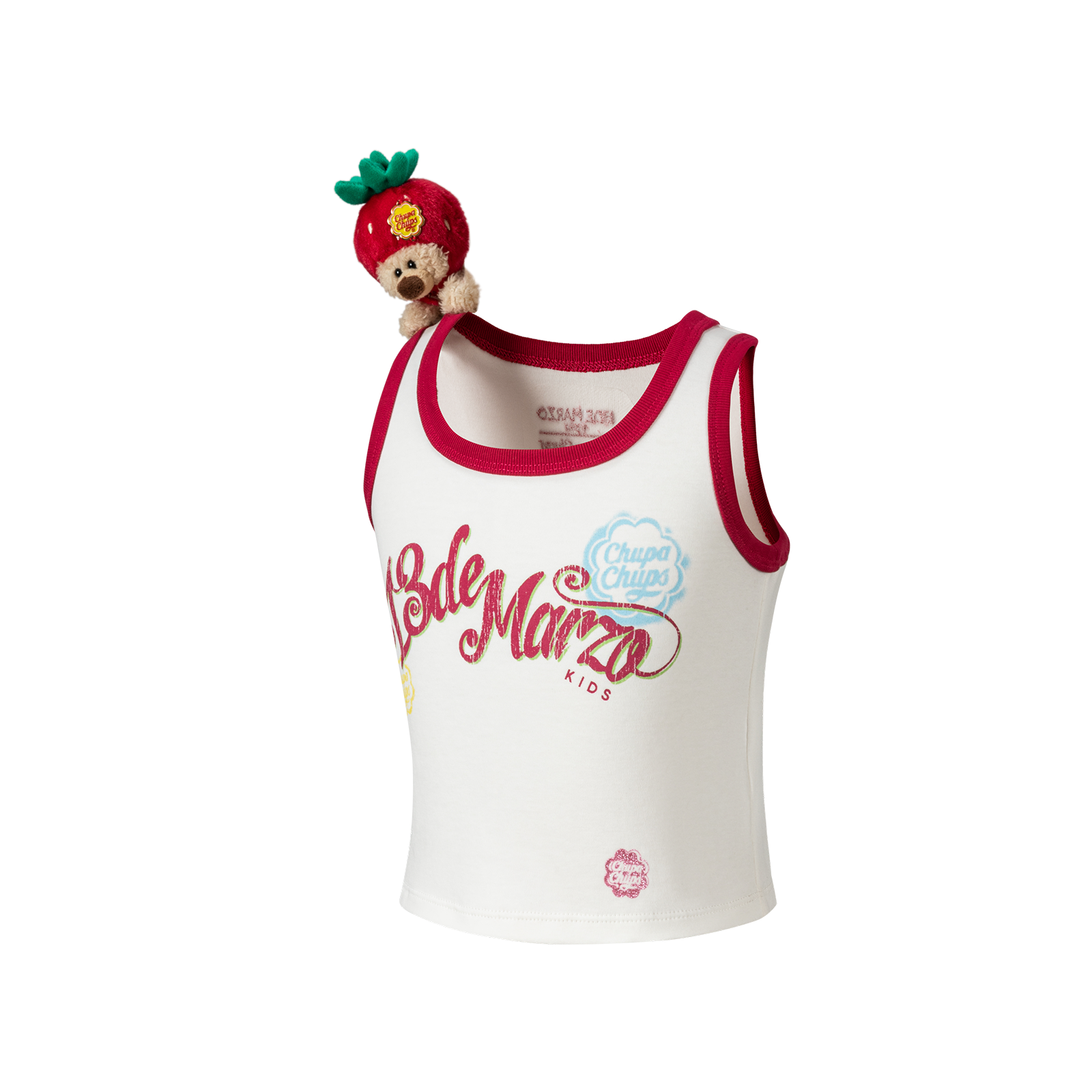 13DE MARZO BabyBear Printed Tank Top White - 13DE MARZO