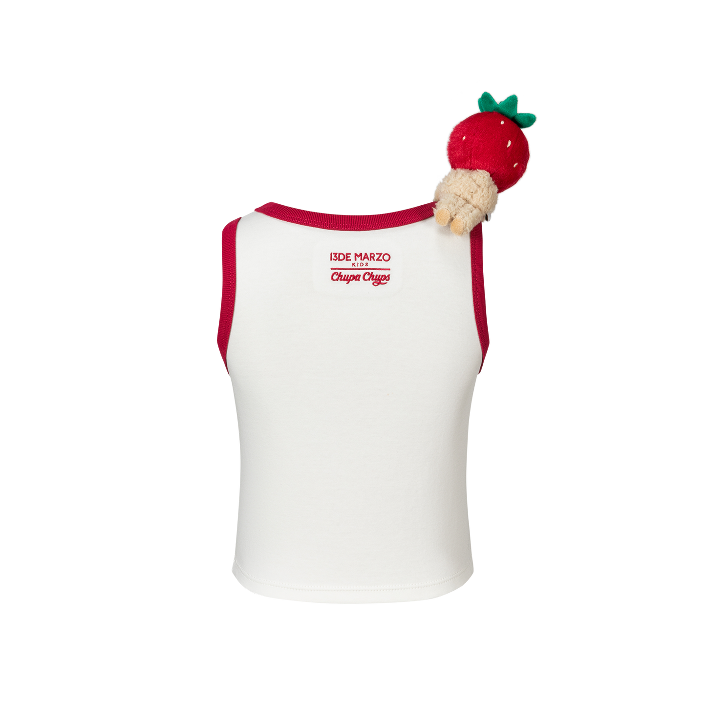 13DE MARZO BabyBear Printed Tank Top White - 13DE MARZO