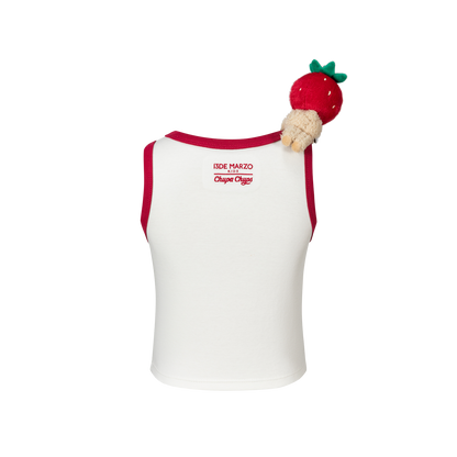 13DE MARZO BabyBear Printed Tank Top White - 13DE MARZO