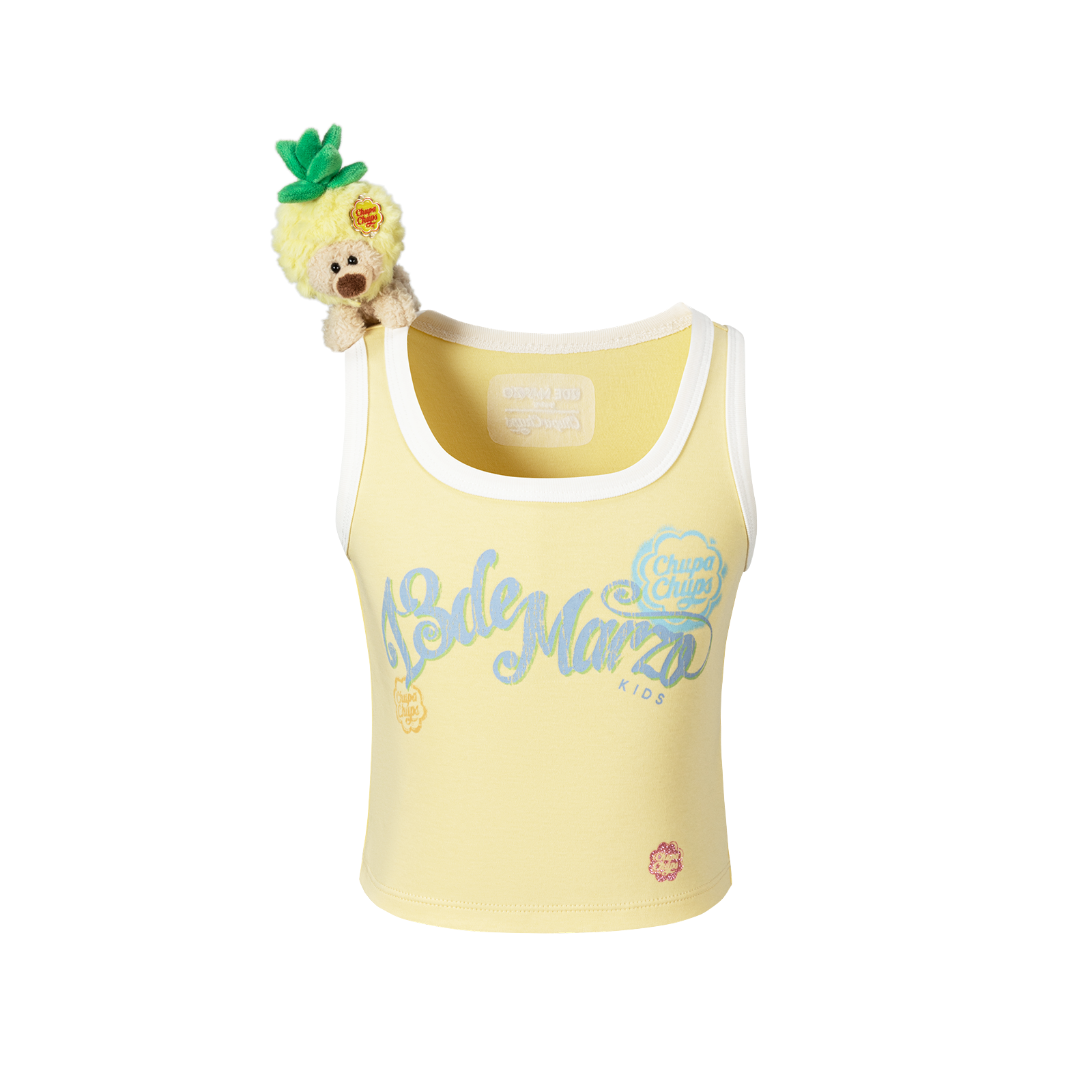 13DE MARZO BabyBear Printed Tank Top Yellow - 13DE MARZO