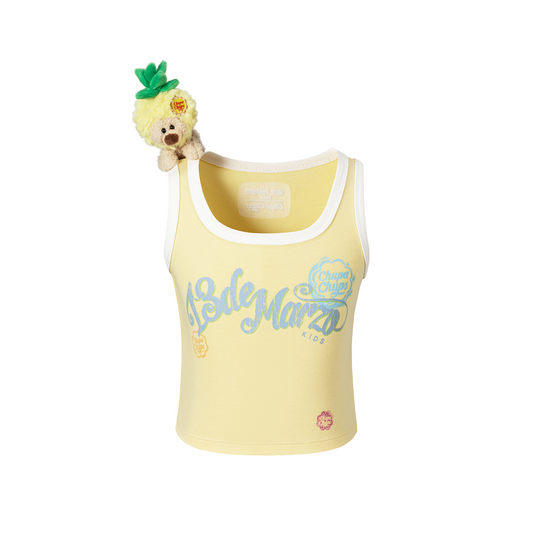 13DE MARZO BabyBear Printed Tank Top Yellow - 13DE MARZO