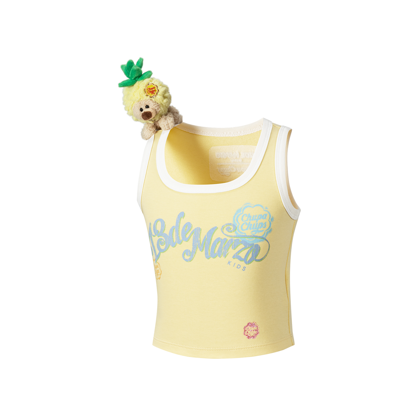 13DE MARZO BabyBear Printed Tank Top Yellow - 13DE MARZO
