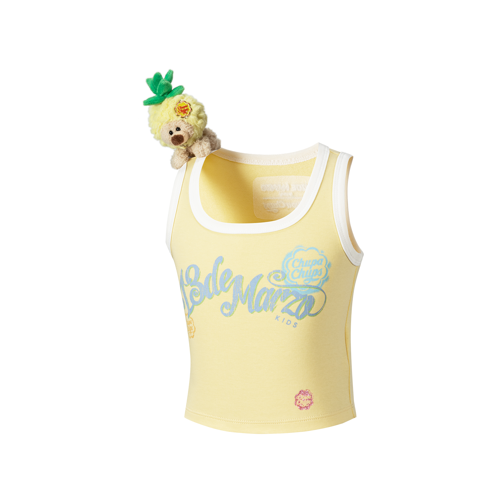 13DE MARZO BabyBear Printed Tank Top Yellow - 13DE MARZO
