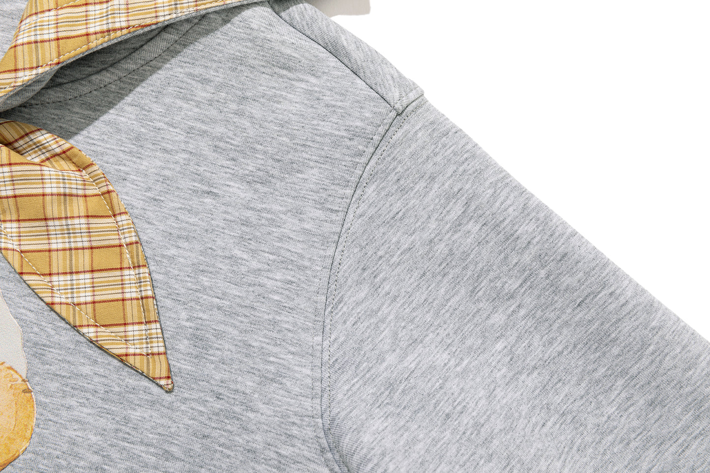 13DE MARZO Babybear Sailor Bear Illustration Hoodie Grey