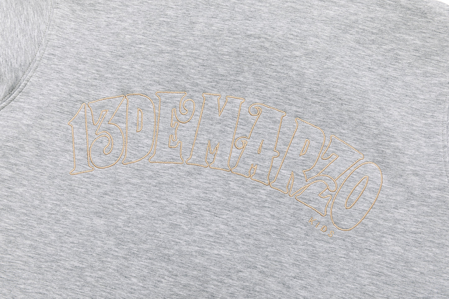 13DE MARZO Babybear Sailor Bear Illustration Hoodie Grey