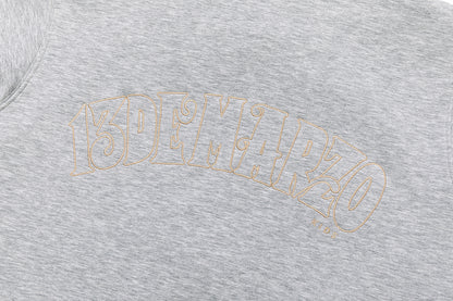 13DE MARZO Babybear Sailor Bear Illustration Hoodie Grey