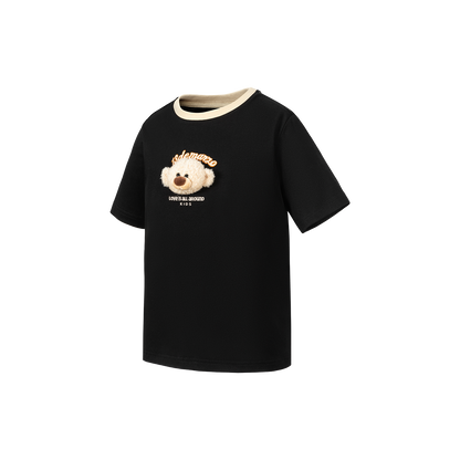 13DE MARZO BabyBear Round Neck T-shirt Black - 13DE MARZO