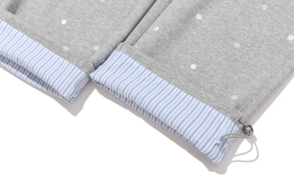 13DE MARZO Patchwork Polka Dot Sweatpants