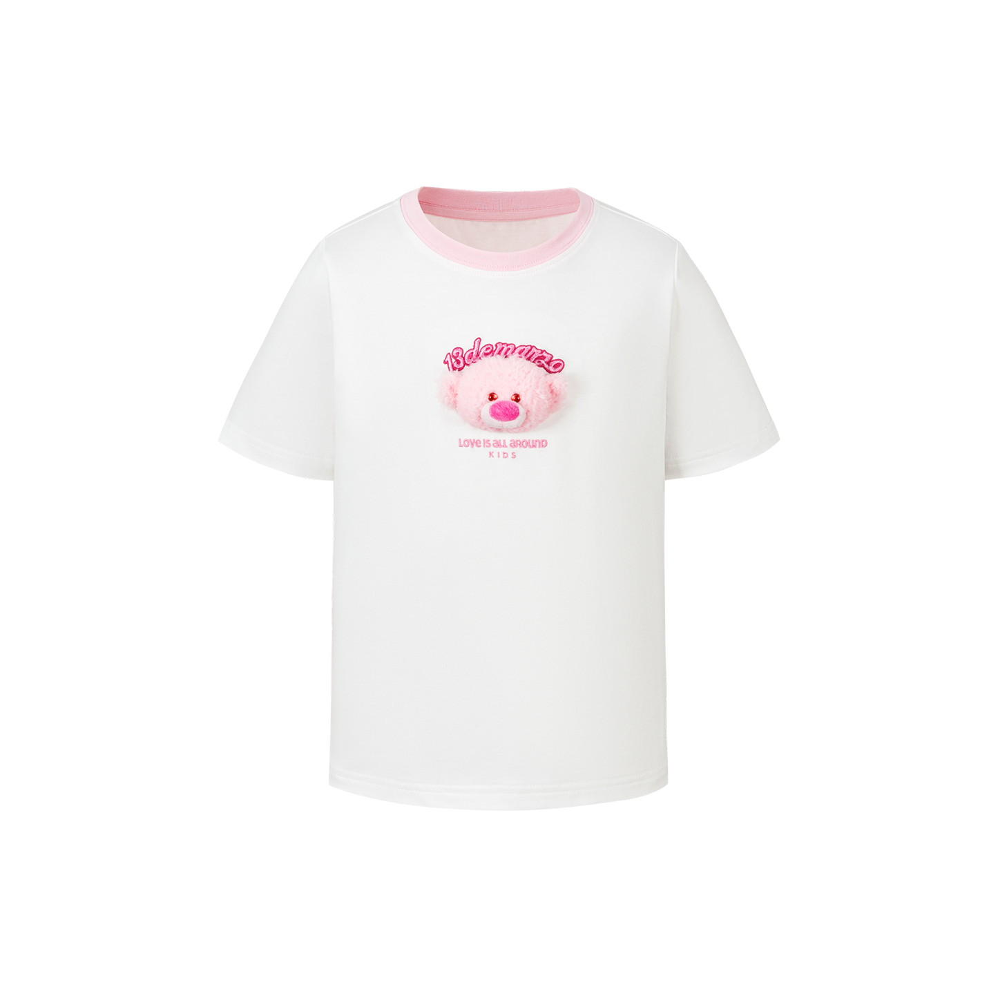 13DE MARZO BabyBear Round Neck T-shirt White - 13DE MARZO