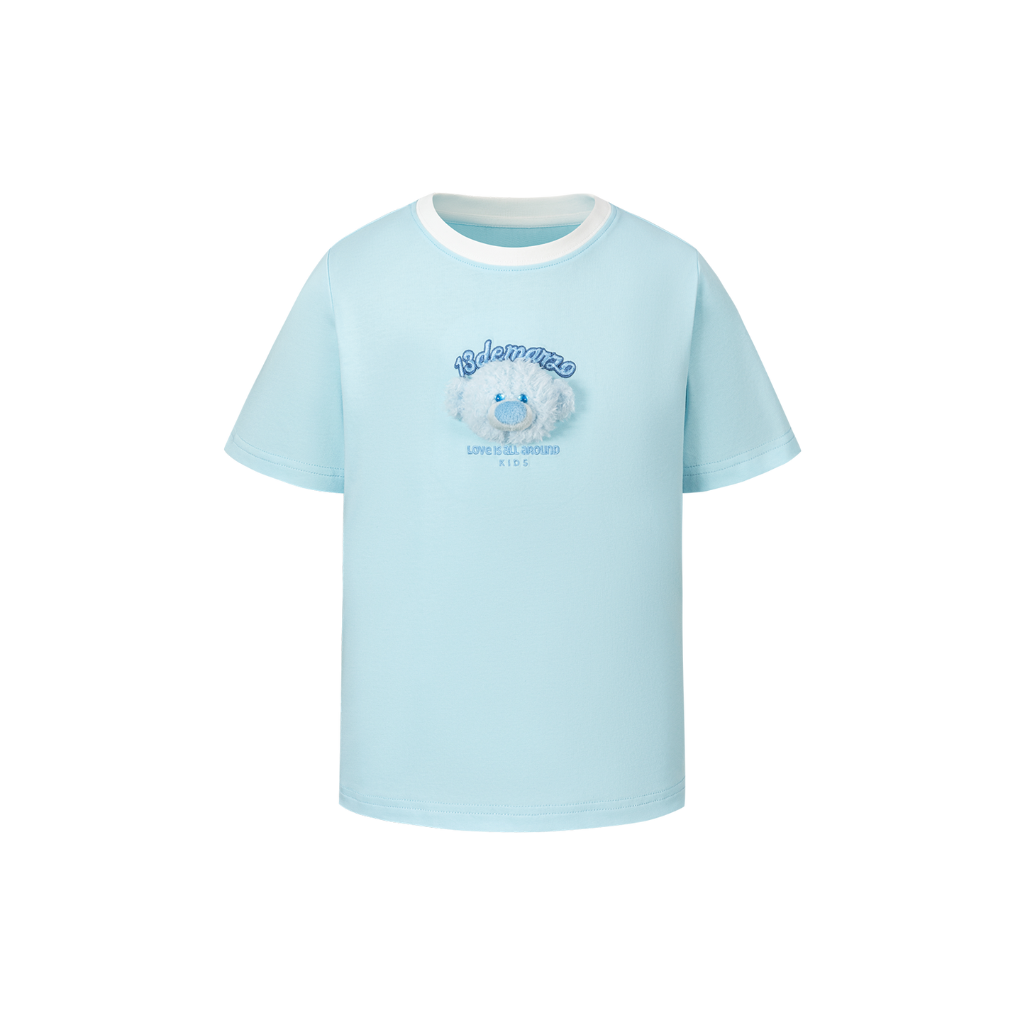 13DE MARZO BabyBear Round Neck T-shirt Blue - 13DE MARZO
