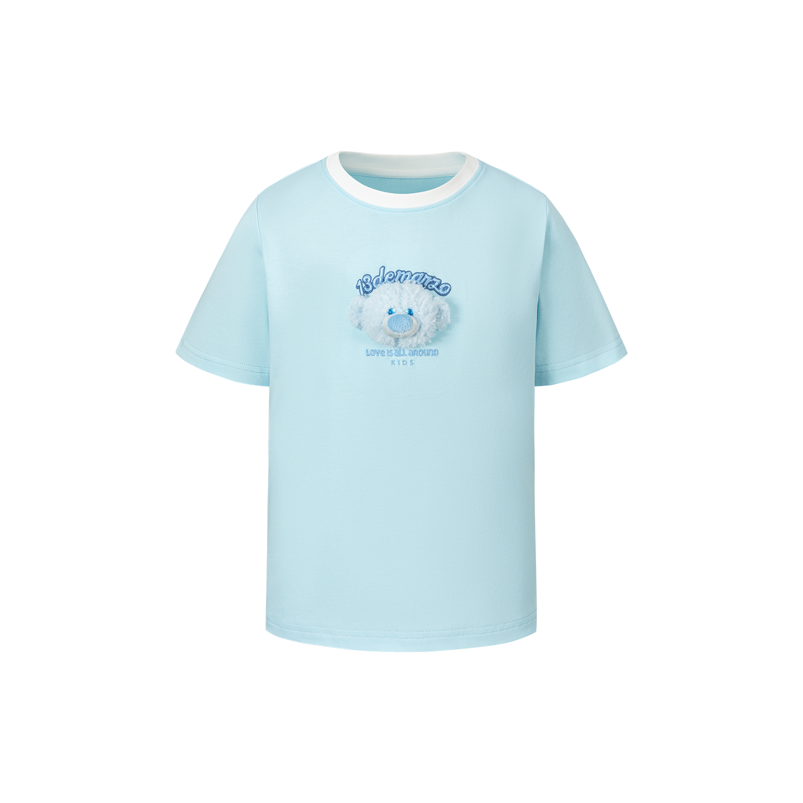13DE MARZO BabyBear Round Neck T-shirt Blue - 13DE MARZO