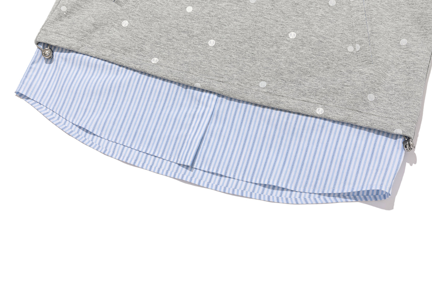 13DE MARZO Patchwork Polka Dot Sweatshirt