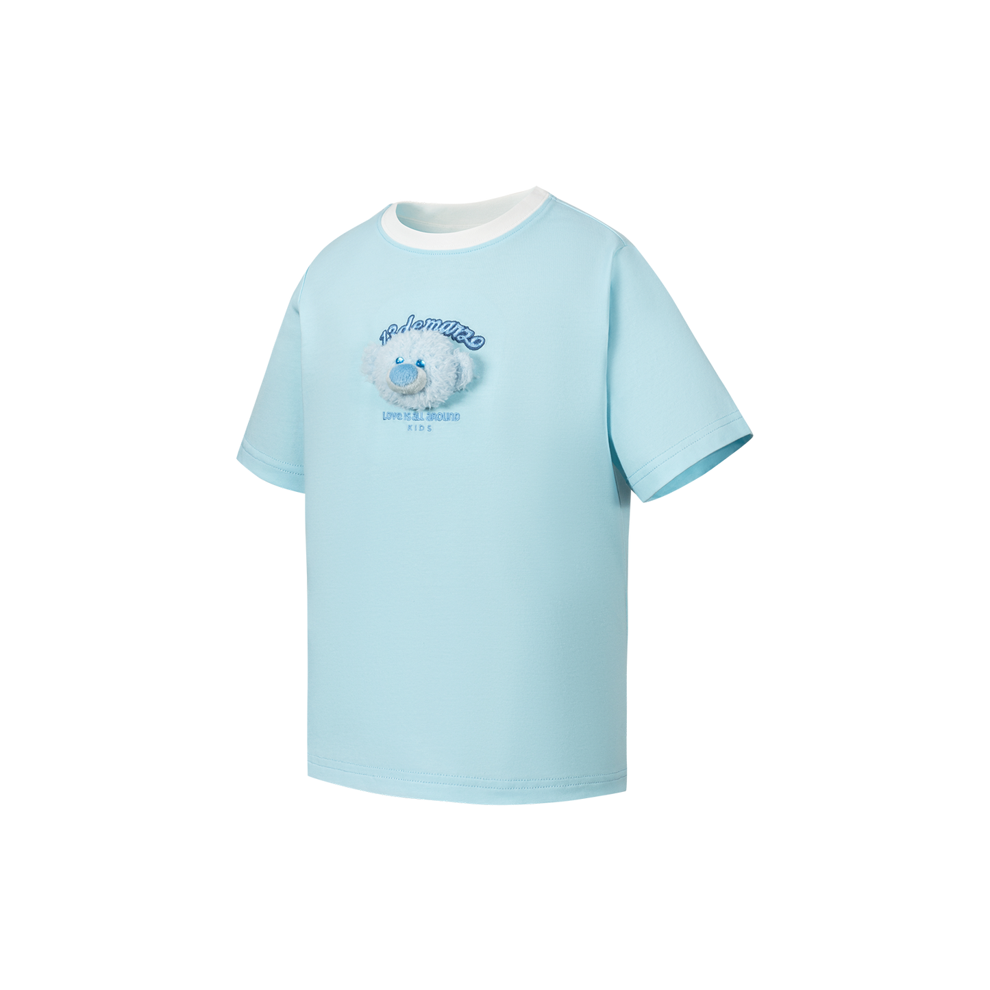 13DE MARZO BabyBear Round Neck T-shirt Blue - 13DE MARZO