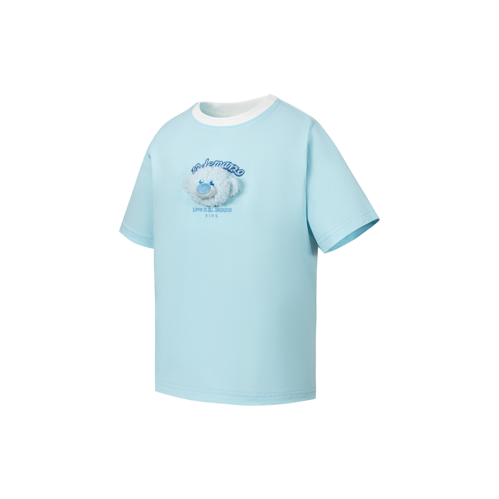 13DE MARZO BabyBear Round Neck T-shirt Blue - 13DE MARZO