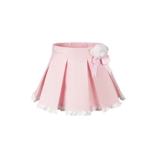 13DE MARZO BabyBear Pleated Skirt Pink