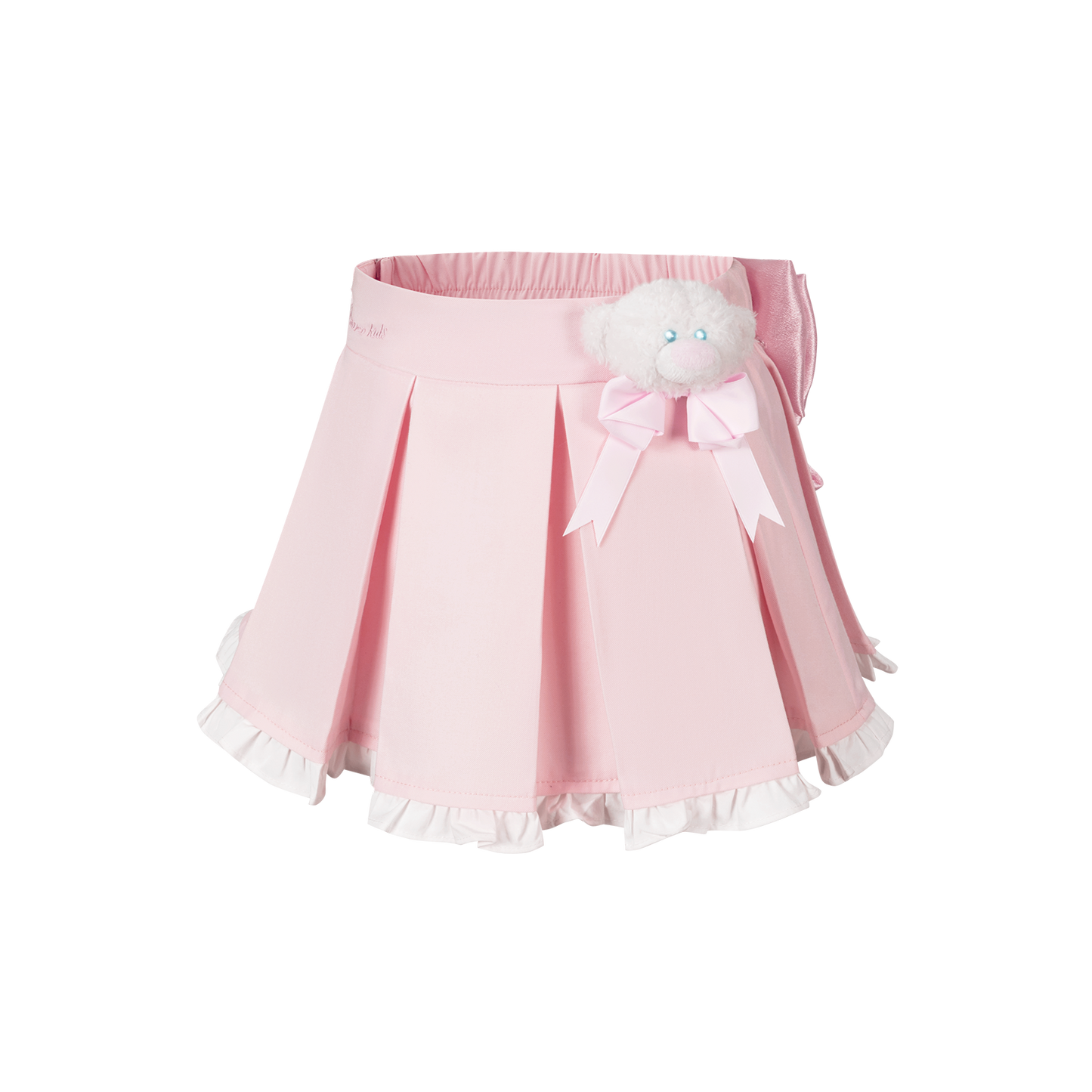 13DE MARZO BabyBear Pleated Skirt Pink