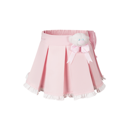 13DE MARZO BabyBear Pleated Skirt Pink