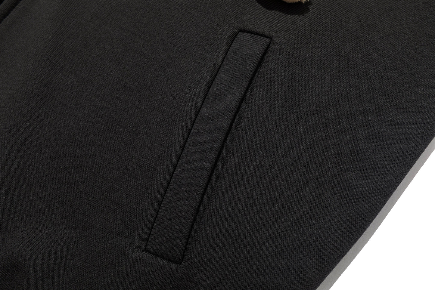 13DE MARZO Lumi Star Bear Zip Hoodie Dark Grey