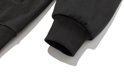 13DE MARZO Lumi Star Bear Zip Hoodie Dark Grey