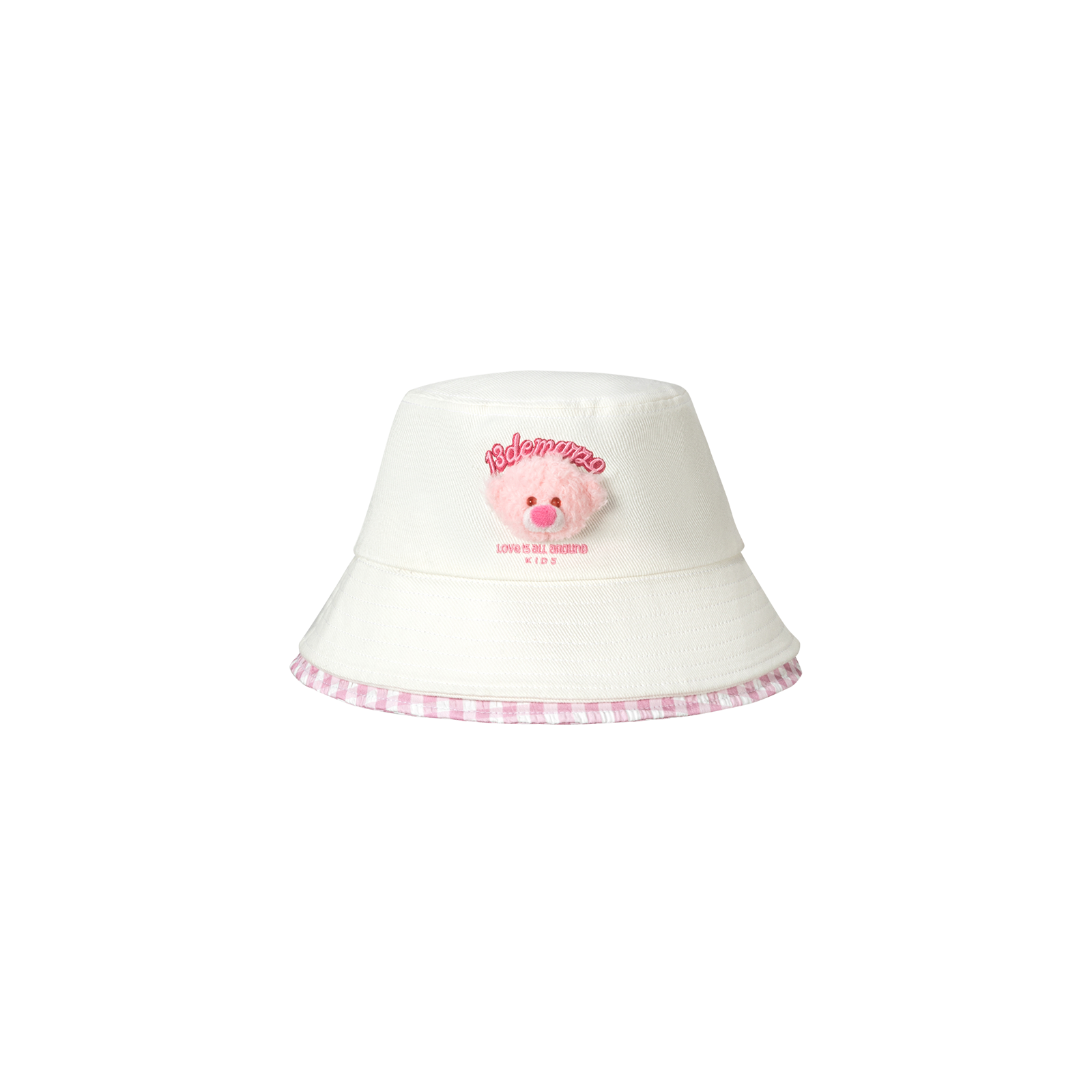 13DE MARZO BabyBear Bucket Hat White - 13DE MARZO