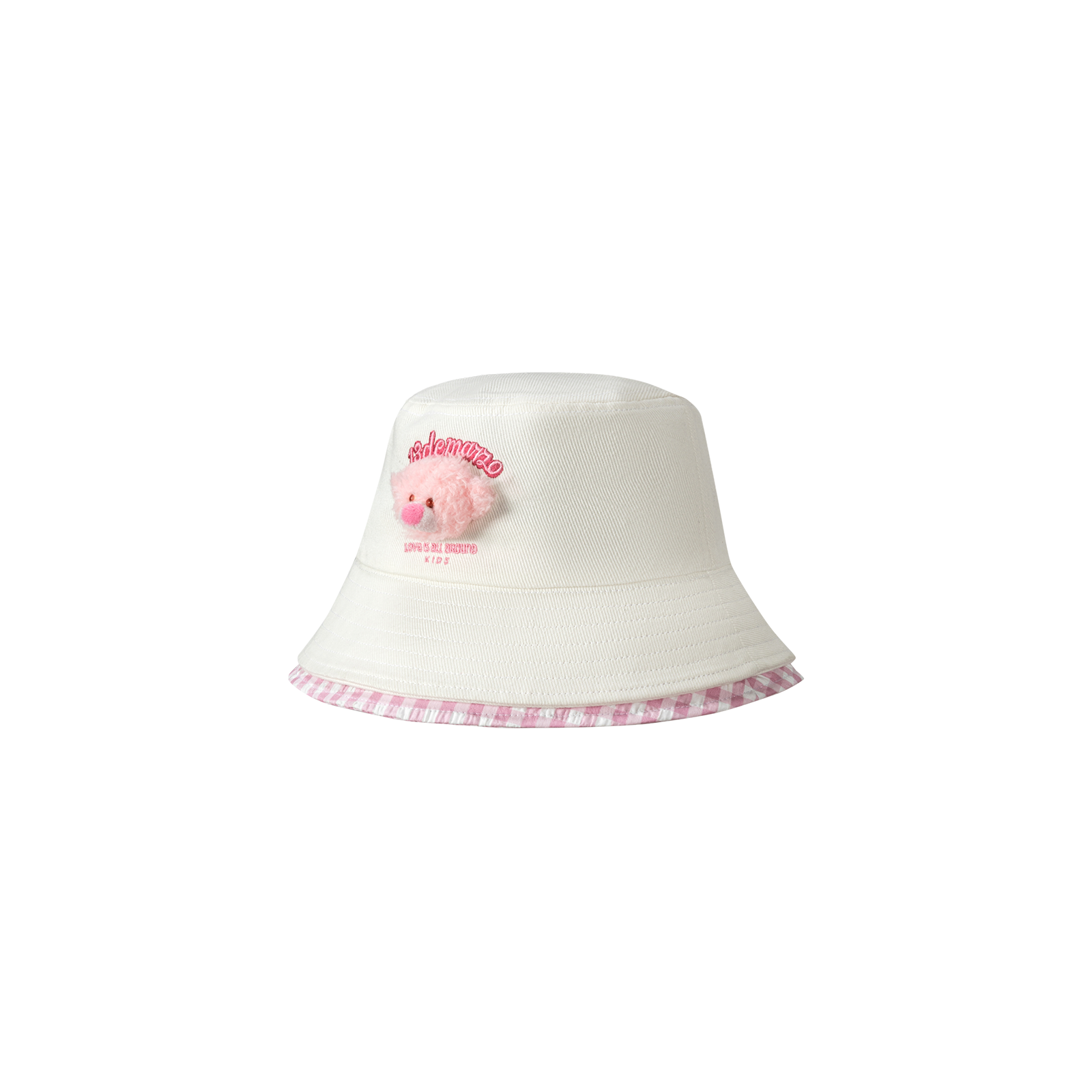 13DE MARZO BabyBear Bucket Hat White - 13DE MARZO