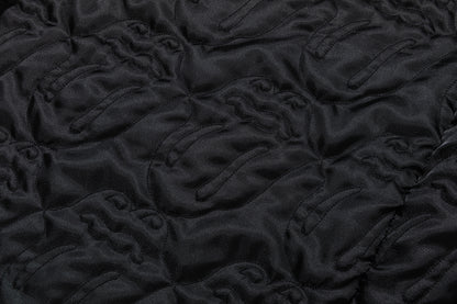 13DE MARZO Rolling Stones All-Over Print Coat Black
