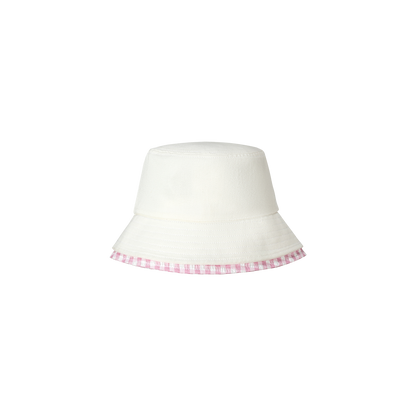 13DE MARZO BabyBear Bucket Hat White - 13DE MARZO