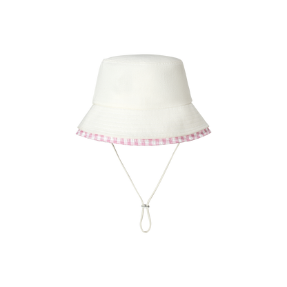 13DE MARZO BabyBear Bucket Hat White - 13DE MARZO