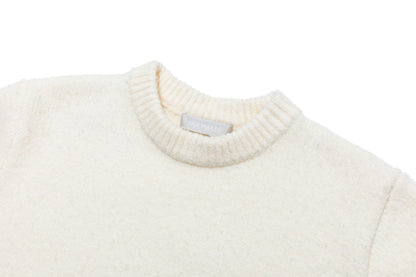 13DE MARZO Marzo Valley Cape Sweater White