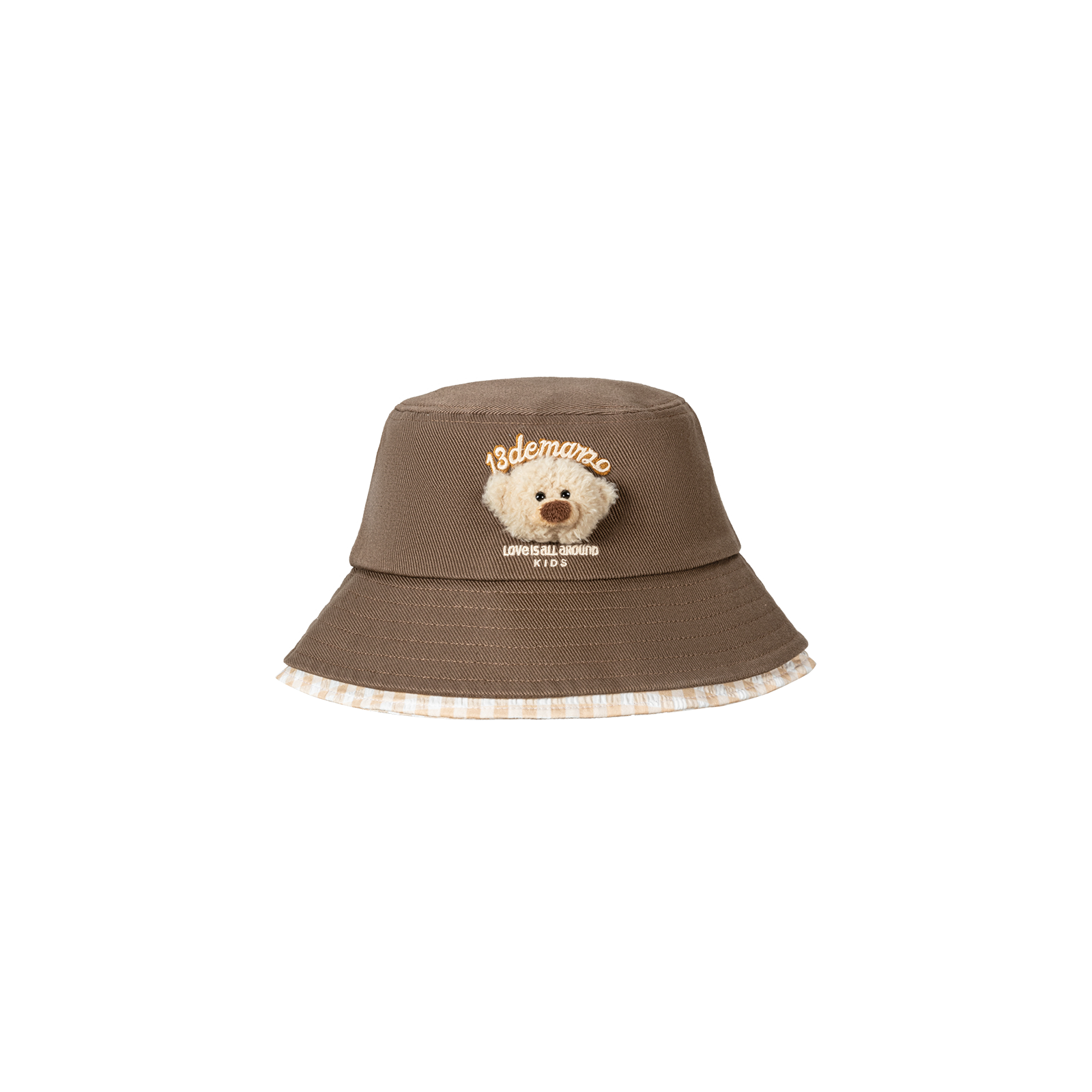 13DE MARZO BabyBear Bucket Hat Brown - 13DE MARZO