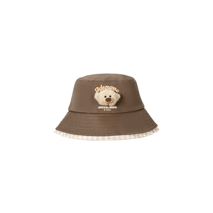 13DE MARZO BabyBear Bucket Hat Brown - 13DE MARZO