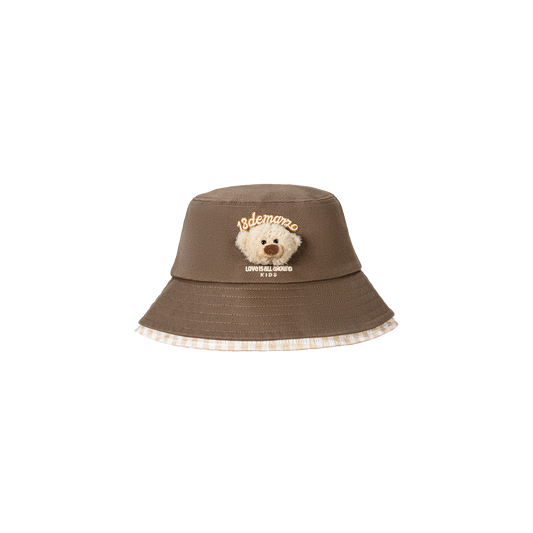 13DE MARZO BabyBear Bucket Hat Brown - 13DE MARZO