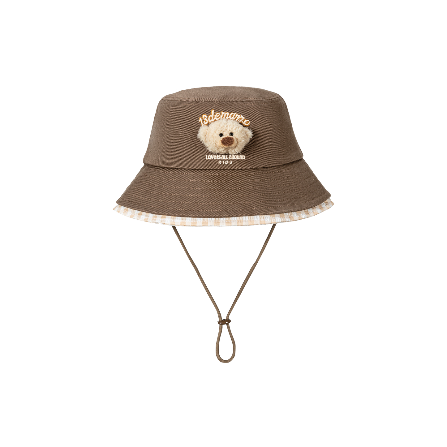 13DE MARZO BabyBear Bucket Hat Brown - 13DE MARZO
