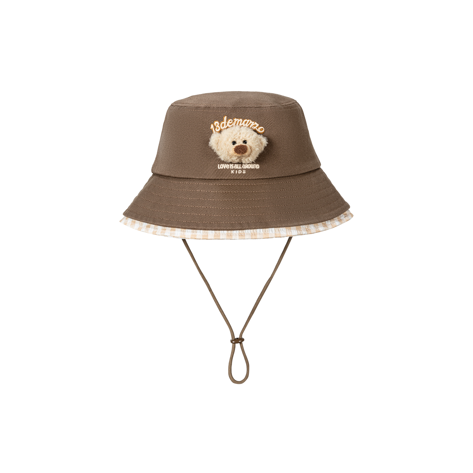 13DE MARZO BabyBear Bucket Hat Brown - 13DE MARZO