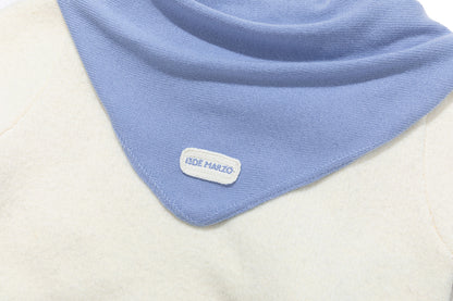 13DE MARZO Marzo Valley Cape Sweater White