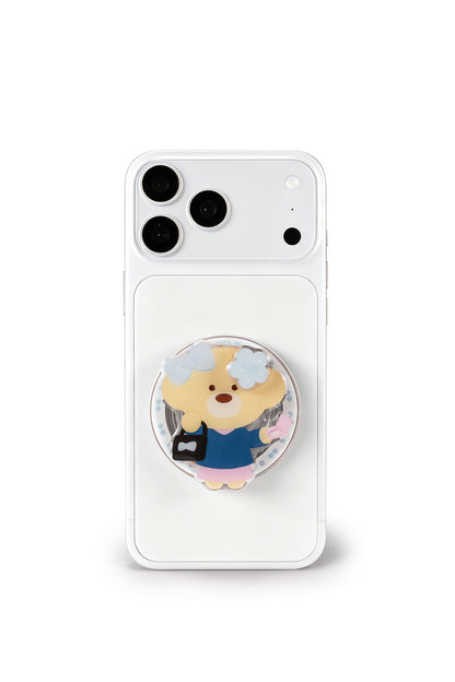 13DE MARZO Cannelés Bear Phone PopSocket