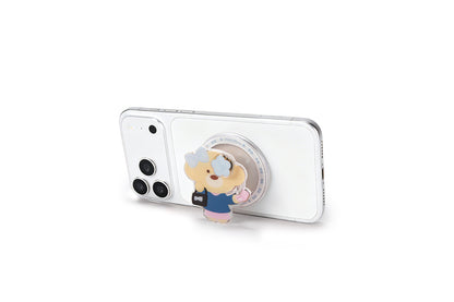 13DE MARZO Cannelés Bear Phone PopSocket