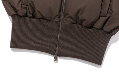 13DE MARZO Doozoo Short Down Jacket Brown