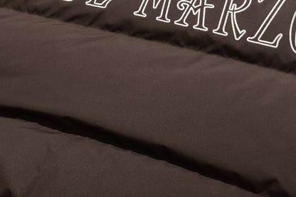13DE MARZO Doozoo Short Down Jacket Brown