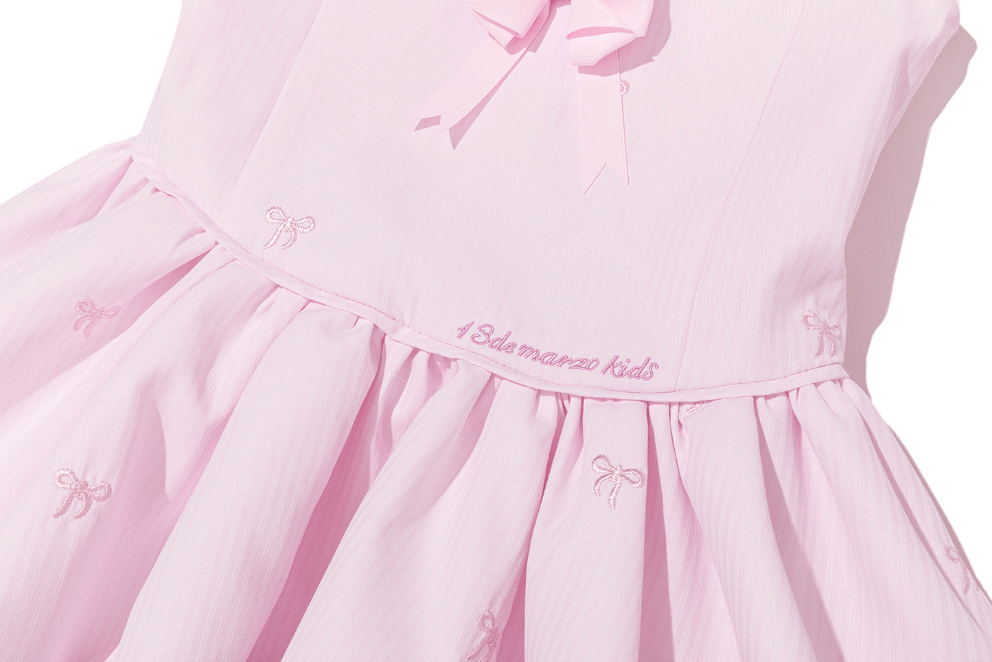 13DE MARZO BabyBear Bow Bubble Dress Pink