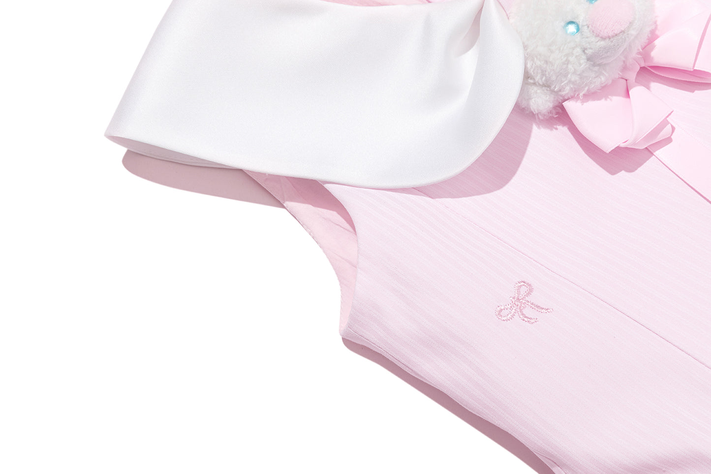 13DE MARZO BabyBear Bow Bubble Dress Pink